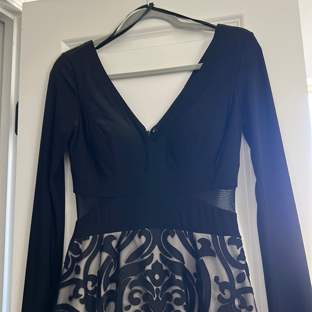 Black dress.